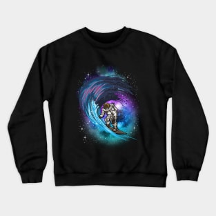 Space Surfing Crewneck Sweatshirt